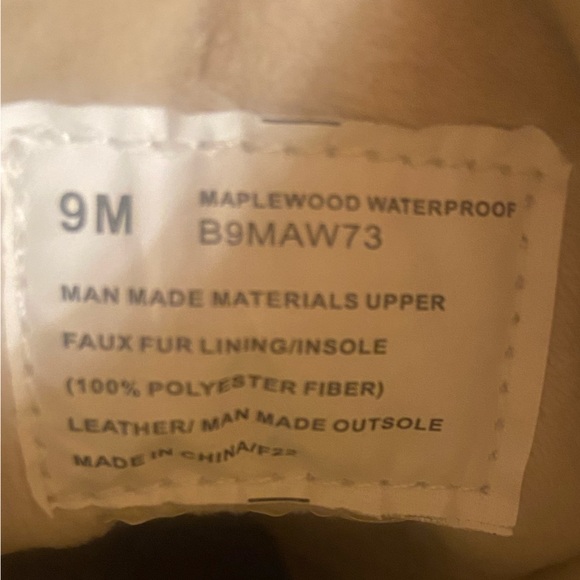 Womens Maplewood Casual Duck Rain Boot Size 9, blue brown rain boot. Used w/ tag - Picture 6 of 6